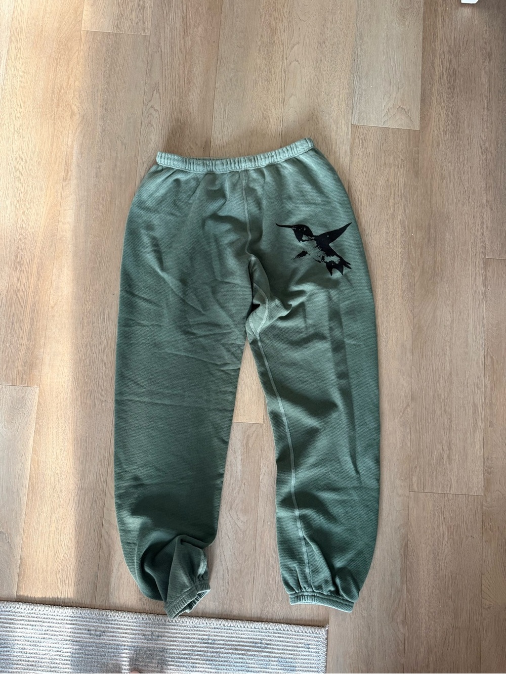 freecity Olive Green Sweatpants sparrow hummingbird